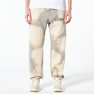 Pleasures Decay Sweatpants Bleach Dye - Férfi - Nadrág Pleasures - Multicolor - P22SP030-BLEACH - Méret: S