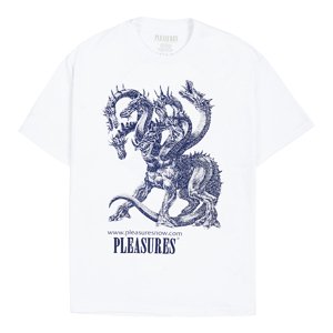 Pleasures Destruction Tee White - Férfi - Rövid ujjú póló Pleasures - Fehér - P22SP044-WHITE - Méret: S