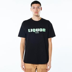 Pleasures Liquor Tee Black - Férfi - Rövid ujjú póló Pleasures - Fekete - P22SP048-BLACK - Méret: S