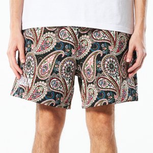 Pleasures Casket Woven Shorts Black - Férfi - Rövidnadrág Pleasures - Multicolor - P22SP004-BLACK - Méret: S