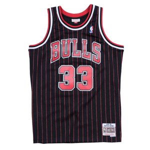 Mitchell & Ness Chicago Bulls Scottie Pippen Swingman Jersey - Férfi - Jersey Mitchell & Ness - Fekete - SMJYGS18149-CBUBLCK95SPI - Méret: S