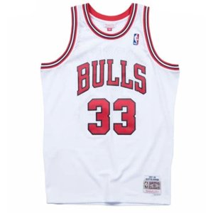 Mitchell & Ness Chicago Bulls Scottie Pippen Swingman Jersey White - Férfi - Jersey Mitchell & Ness - Fehér - SMJYAC18054-CBUWHIT97SPI - Méret: S