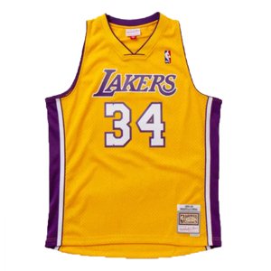 Mitchell & Ness Los Angeles Lakers Shaquille O'neal Swingman Jersey - Férfi - Jersey Mitchell & Ness - Sárga - SMJYGS18179-LALLTGD99SON - Méret: S