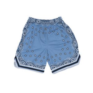 Karl Kani Serif Paisley Mesh Shorts Blue/White/Black - Férfi - Rövidnadrág Karl Kani - Kék - 6011235 - Méret: 2XL