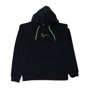 Karl Kani Small Signature Print Hoodie Black/Green - Férfi - Hoodie Karl Kani - Fekete - 6028937 - Méret: XL