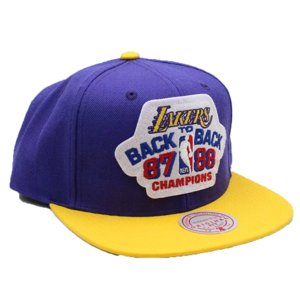 Mitchell & Ness NBA Los Angeles Lakers B2B Snapback HWC - Unisex - Sapka Mitchell & Ness - Lila - HHSS4195-LALYYPPPPRYW - Méret: UNI