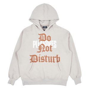 Pleasures Do Not Disturb Silver - Férfi - Hoodie Pleasures - Szürke - P22SU033-SILVER - Méret: S