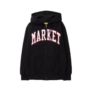 Market Arc Zip-Up Black - Férfi - Hoodie MARKET - Fekete - 397000384 - Méret: S