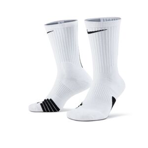 Nike Elite Crew Socks White - Férfi - Zokni Nike - Fehér - SX7622-100 - Méret: L