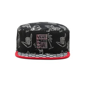 Vans x Stranger Things Sketch Pill Box Hat - Unisex - Sapka Vans - Fekete - VN0007RRBLK - Méret: UNI