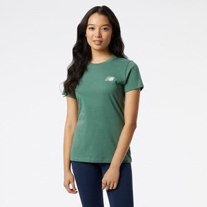 New Balance Sport Stacked Graphic Tee Wmns Green - Nők - Rövid ujjú póló New Balance - Zöld - WT23807JD - Méret: L