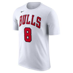 Nike NBA Chicago Bulls Tee - Férfi - Rövid ujjú póló Nike - Fehér - DR6367-104 - Méret: M
