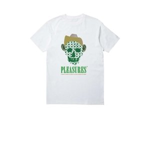 Pleasures Cowboy Tee White - Férfi - Rövid ujjú póló Pleasures - Fehér - P22F059-WHITE - Méret: M