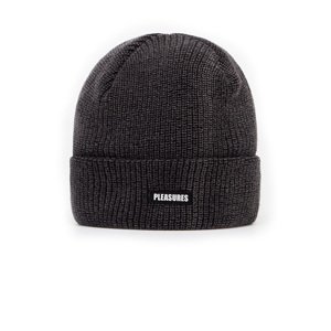 Pleasures Impact Logo Beanie Black - Unisex - Sapka Pleasures - Fekete - P22F063-BLACK - Méret: UNI