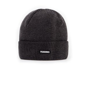 Pleasures Impact Logo Beanie Black - Unisex - Sapka Pleasures - Fekete - P22F063-BLACK - Méret: UNI