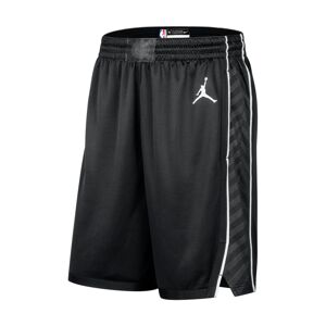 Jordan Dri-FIT NBA Brooklyn Nets Statement Edition Swingman Basketball Shorts - Férfi - Rövidnadrág Jordan - Fekete - DO9423-010 - Méret: S