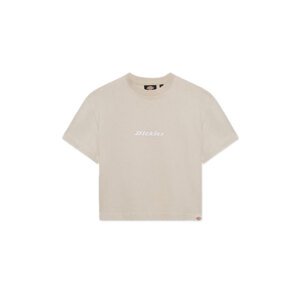 Dickies S/S Loretto W Tee Cement - Nők - Rövid ujjú póló Dickies - Barna - DK0A4XBAC39 - Méret: S