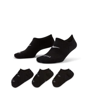 Nike Everyday Plus Cushioned Wmns Training Footie Socks 3-Pack Black - Nők - Zokni Nike - Fekete - DH5463-904 - Méret: S