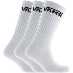 Vans MN Classic Crew Socks 3-Pack White - Unisex - Zokni Vans - Fehér - VN000XRZWHT1 - Méret: 38.5