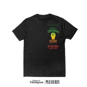 Pleasures Take The Ride Tee Black - Férfi - Rövid ujjú póló Pleasures - Fekete - P22W054-BLACK - Méret: M