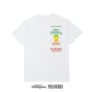 Pleasures Take The Ride Tee White - Férfi - Rövid ujjú póló Pleasures - Fehér - P22W054-WHITE - Méret: L