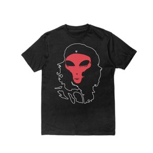 Pleasures Alien Tee Black - Férfi - Rövid ujjú póló Pleasures - Fekete - P22W057-BLACK - Méret: 2XL