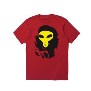 Pleasures Alien Tee Red - Férfi - Rövid ujjú póló Pleasures - Piros - P22W057-RED - Méret: 2XL