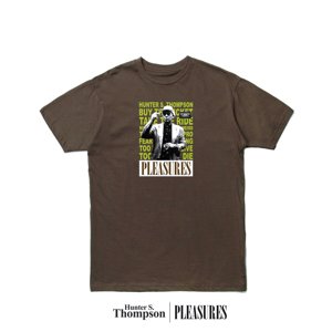 Pleasures No Smoking Tee Brown - Férfi - Rövid ujjú póló Pleasures - Barna - P22W052-BROWN - Méret: 2XL