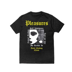 Pleasures Reality Tee Black - Férfi - Rövid ujjú póló Pleasures - Fekete - P22W062-BLACK - Méret: M