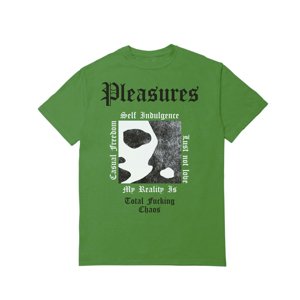 Pleasures Reality Tee Kelly Green - Férfi - Rövid ujjú póló Pleasures - Zöld - P22W062-GREEN - Méret: L