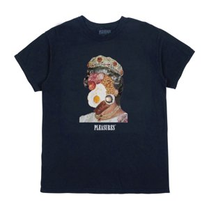 Pleasures English Breakfast Tee Black - Férfi - Rövid ujjú póló Pleasures - Fekete - P22W008-BLACK - Méret: L