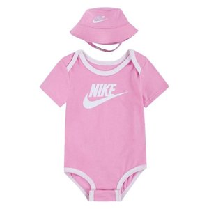 Nike Infant Core Bucket Hat & Bodysuit 2pc Set Pink - Gyerek - set Nike - Rózsaszín - NN0815-A8F - Méret: 12M