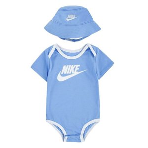 Nike Infant Core Bucket Hat & Bodysuit 2pc Set University Blue - Gyerek - set Nike - Kék - NN0815-B9F - Méret: 12M