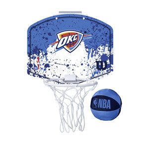 Wilson NBA Team Mini Hoop Oklahoma City Thunder - Unisex - Kiegészítők Wilson - Kék - WTBA1302OKC - Méret: UNI