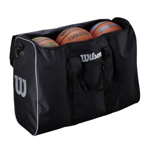 Wilson 6 Ball Travel Basketball Bag - Unisex - Hátizsák Wilson - Fekete - WTB201960 - Méret: UNI