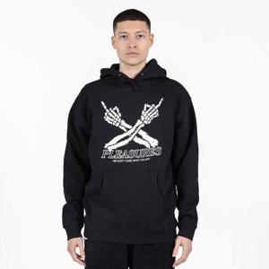 Pleasures Don't Care Black - Férfi - Hoodie Pleasures - Fekete - P23SP052-BLACK - Méret: 2XL