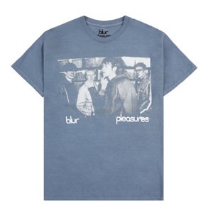 Pleasures Movin' On Tee Slate - Férfi - Rövid ujjú póló Pleasures - Kék - P23SP032-SLATE - Méret: XL