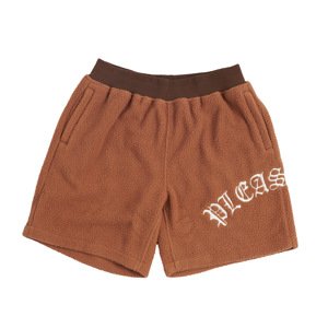 Pleasures Mars Sherpa Shorts Brown - Férfi - Rövidnadrág Pleasures - Barna - P23SP043-BROWN - Méret: M