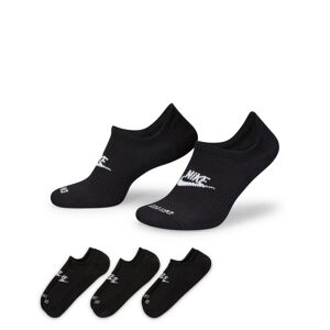 Nike Everyday Plus Cushioned Footie Socks Black - Unisex - Zokni Nike - Fekete - DN3314-010 - Méret: S