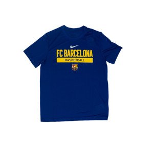 Nike Dri-FIT FC Barcelona Tee Deep Royal Blue - Férfi - Rövid ujjú póló Nike - Kék - DZ4653-455 - Méret: XL