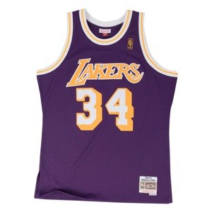 Mitchell & Ness NBA Shaquille O'Neal LA Lakers Swingman Road Jersey - Férfi - Jersey Mitchell & Ness - Lila - SMJYGS18178-LALPURP96SON - Méret: S