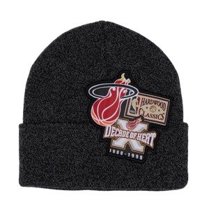 Mitchell & Ness NBA Miami Heat XL Logo Patch Knit Hwc - Unisex - Sapka Mitchell & Ness - Fekete - HCFK4341-MHEYYPPPBLCK - Méret: UNI