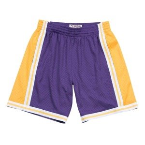 Mitchell & Ness NBA LA Lakers 84-85 Swingman Road Shorts - Férfi - Rövidnadrág Mitchell & Ness - Lila - SMSHGS18235-LALPURP84 - Méret: XL