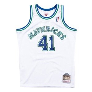 Mitchell & Ness NBA Dallas Mavericks Drik Nowitzki Swingman Jersey - Férfi - Jersey Mitchell & Ness - Fehér - SMJYCP19210-DMAWHIT98DNO - Méret: XL