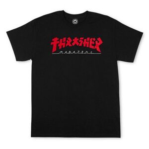 Thrasher Skate Mag Godzilla Short Sleeve Tee - Férfi - Rövid ujjú póló Thrasher - Fekete - 144679 - Méret: S