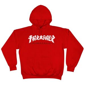 Thrasher Skate Mag Godzilla - Férfi - Hoodie Thrasher - Piros - 144681 - Méret: M