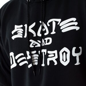Thrasher Skate Mag Skate And Destroy - Férfi - Hoodie Thrasher - Fekete - 113106 - Méret: M