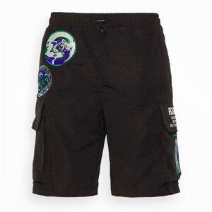 Karl Kani Retro Patched Track Shorts black - Férfi - Rövidnadrág Karl Kani - Fekete - 6013321 - Méret: S