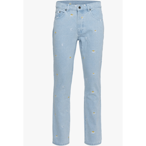 Karl Kani Small Signature Daisy Straight Leg Five Pocket Denim blea - Férfi - Nadrág Karl Kani - Kék - 6000337 - Méret: S