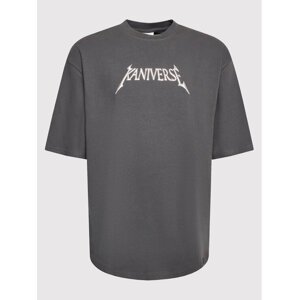 Karl Kani Woven Signature Metaverse Athracite Tee - Férfi - Rövid ujjú póló Karl Kani - Szürke - 6038483 - Méret: 2XL